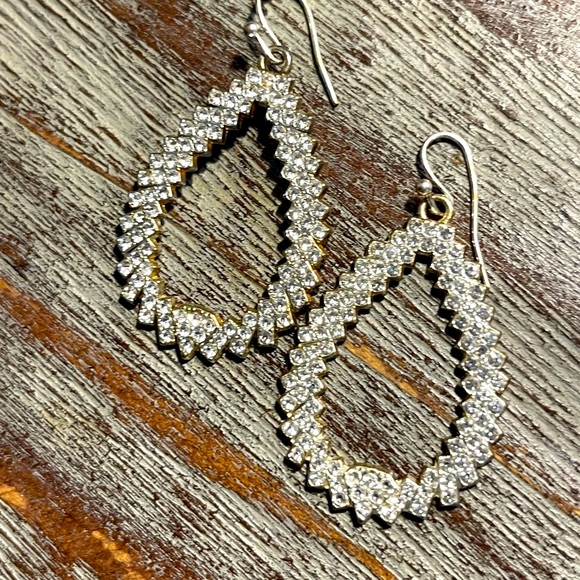 Rhinestone Earrings - Picture 2 of 3